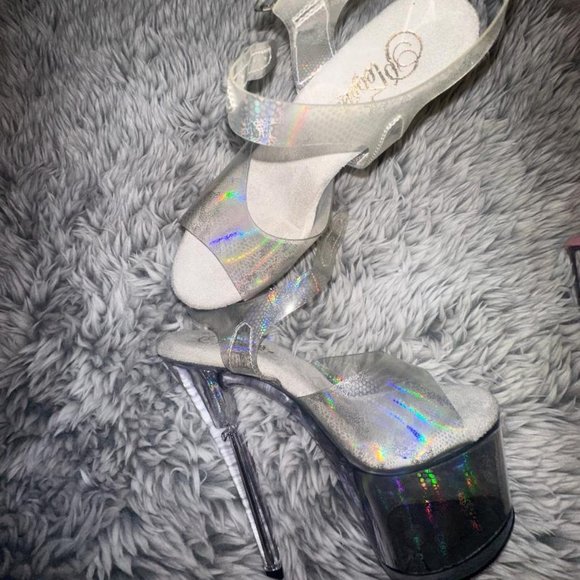 Pleaser Snake Skin Stilettos - Picture 2 of 2